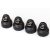 Traxxas  Shock caps (black) (4) (assembled with hollow balls)