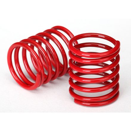 Traxxas Spring, shock (red) (3.7 rate) (2)