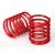 Traxxas Spring, shock (red) (3.7 rate) (2)