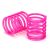 Traxxas Spring, shock (pink) (3.7 rate) (2)
