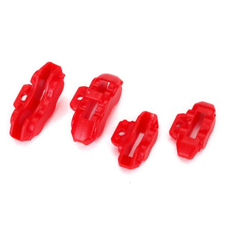 Traxxas Brake calipers (red), front (2)/ rear (2)