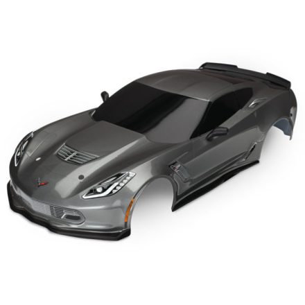 Traxxas Body, Chevrolet Corvette Z06, graphite (painted, decals applied)