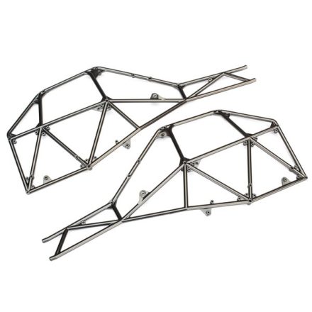 Traxxas Tube chassis, side section (left & right) (satin black chrome-plated)