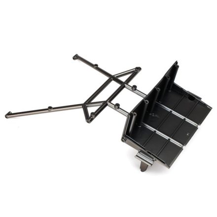 Traxxas Tube chassis, center section, rear (satin black chrome-plated)