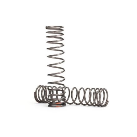 Traxxas  Spring, shock, 139mm (natural finish) (GTR) (progressive, 1.146 rate, green stripe) (2)