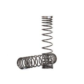   Traxxas Spring, shock, rear (natural finish) (GTR) (progressive, 1.042 rate) (2)