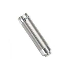   Traxxas Body, GTR shock, 64mm, silver aluminum (front or rear, threaded)