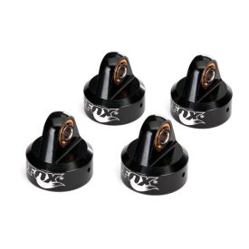   Traxxas  Shock caps, aluminum (black-anodized), Fox® Shocks (4)