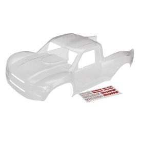   Traxxas Body, Desert Racer® (clear, trimmed, requires painting)/ decal sheet