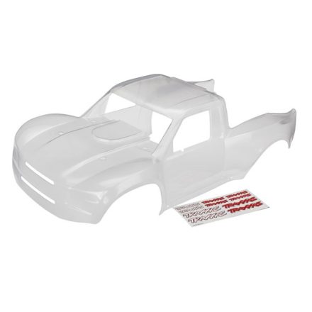 Traxxas Body, Desert Racer® (clear, trimmed, requires painting)/ decal sheet
