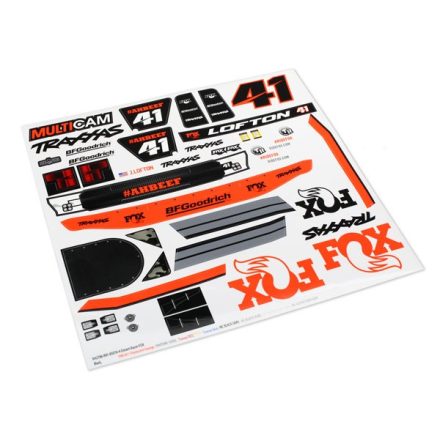 Traxxas Decals, Unlimited Desert Racer®, Fox® Edition