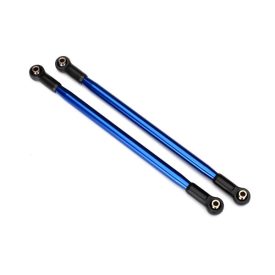   Traxxas Suspension link, rear (upper) (aluminum, blue-anodized) (10x206mm, center to center) (2) (assembled with hollow balls)