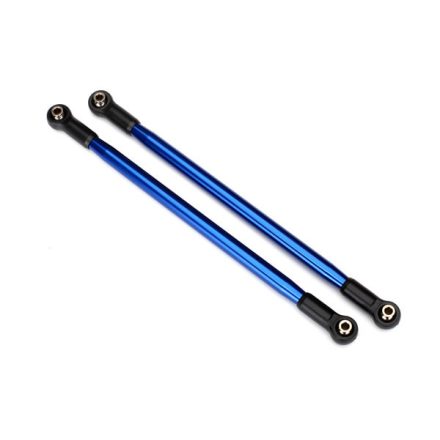 Traxxas Suspension link, rear (upper) (aluminum, blue-anodized) (10x206mm, center to center) (2) (assembled with hollow balls)