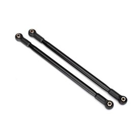   Traxxas  Suspension link, rear (upper) (aluminum, black-anodized) (10x206mm, center to center) (2) (assembled with hollow balls)