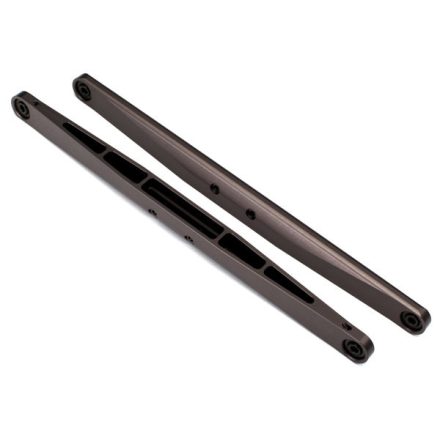 Traxxas Trailing arm, aluminum (dark titanium anodized) (2) (assembled with hollow balls)