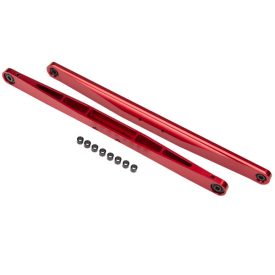   Traxxas Trailing arm, aluminum (red-anodized) (2) (assembled with hollow balls)