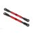 Traxxas Toe links, front, Unlimited Desert Racer® (TUBES red-anodized, 7075-T6 aluminum, stronger than titanium) (102mm) (2) (assembled with rod ends and hollow balls)/ aluminum wrench, 7mm (1)