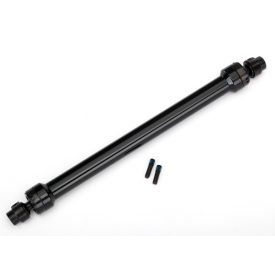   Traxxas Driveshaft, center rear, 6061-T6 aluminum (black-anodized) (fully assembled)/ 3mm screw pin (2)