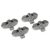 Traxxas Brake calipers, front or rear (grey) (4)
