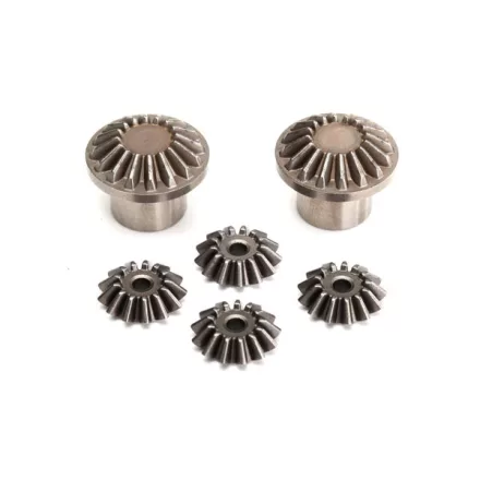 Traxxas Gear set, rear differential (output gears (2)/ spider gears (4)) (#8581 required to build complete differential)