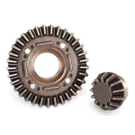 Traxxas Ring gear, differential/ pinion gear, differential (rear)