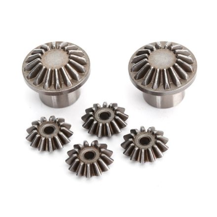 Traxxas Gear set, differential (front) (output gears (2)/ spider gears (4))