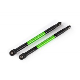   Traxxas Push rods, aluminum (green-anodized), heavy duty (2) (assembled with rod ends and threaded inserts)