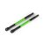 Traxxas Push rods, aluminum (green-anodized), heavy duty (2) (assembled with rod ends and threaded inserts)