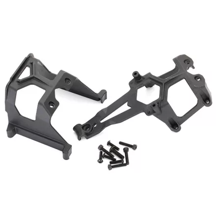 Traxxas Chassis supports, front & rear/ 3x12mm BCS (4)/ 3x15mm CS (4)/ 4x14mm BCS (1)