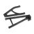 Traxxas Suspension arms, rear (left), heavy duty, adjustable wheelbase (upper (1)/ lower (1))