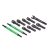 Traxxas Toe links, E-Revo® VXL (TUBES green-anodized, 7075-T6 aluminum, stronger than titanium) (144mm) (2)/ rod ends, assembled with steel hollow balls (8)/ aluminum wrench, 10mm (1)