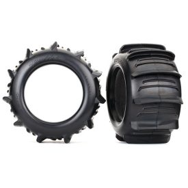 Traxxas Tires, paddle 3.8” (2)/ foam inserts (2)