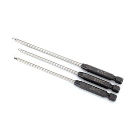  Traxxas Speed Bit Set, hex driver, 3-piece ball-end (2.0mm, 2.5mm, 3.0mm), 1/4" drive
