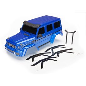   Traxxas Body, Mercedes-Benz® G 500® 4x4², complete (blue) (includes rear body post, grille, side mirrors, door handles, & windshield wipers)