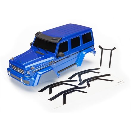 Traxxas Body, Mercedes-Benz® G 500® 4x4², complete (blue) (includes rear body post, grille, side mirrors, door handles, & windshield wipers)