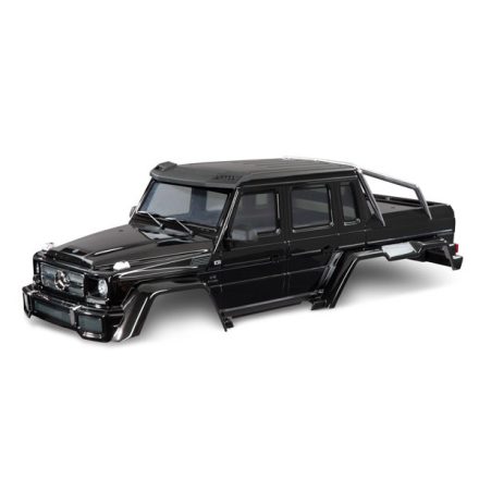 Traxxas Body, Mercedes-Benz® G 63®, complete (gloss black metallicBody, Mercedes-Benz® G 63® (clear, requires painting)/ decals/ window masks