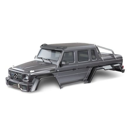 Traxxas Body, Mercedes-Benz® G 63®, complete (matte graphite metallic) (includes grille, side mirrors, door handles, & windshield wipers)