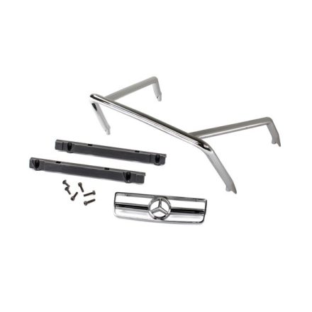 Traxxas Grille, Mercedes-Benz® G 63®/ roll bar/ mounts, left & right/ 2.6x8 BCS (self-tapping) (2)/ 2.5x10 CS (4) (fits #8825 body)