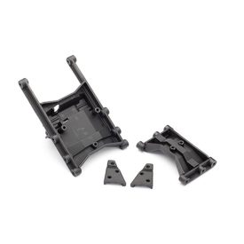   Traxxas Suspension mount, rear, TRX-6™ (1)/ chassis crossmember, rear (1)/ suspension link mounts (left & right)