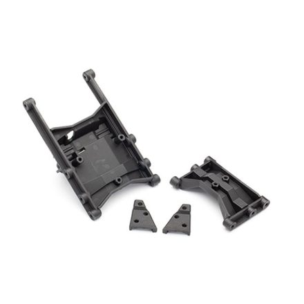 Traxxas Suspension mount, rear, TRX-6™ (1)/ chassis crossmember, rear (1)/ suspension link mounts (left & right)