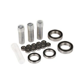   Traxxas Ball bearing set, TRX-4® Traxx™, black rubber sealed, stainless (contains 5x11x4 (40), 20x32x7 (2), & 17x26x5 (2) bearings/ 5x11x.5mm PTFE-coated washers (40)) (for 1 pair of front or rear tra