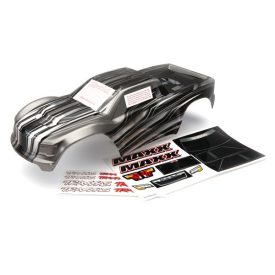   Traxxas Body, Maxx®, ProGraphix® (graphics are printed, requires paint & final color application)/ decal sheet