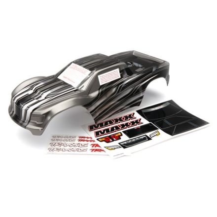 Traxxas Body, Maxx®, ProGraphix® (graphics are printed, requires paint & final color application)/ decal sheet
