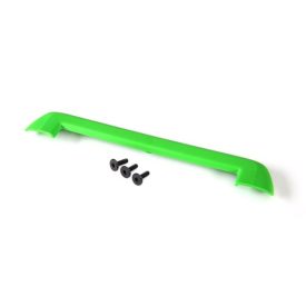   Traxxas Tailgate protector, green/ 3x15mm flat-head screw (4)