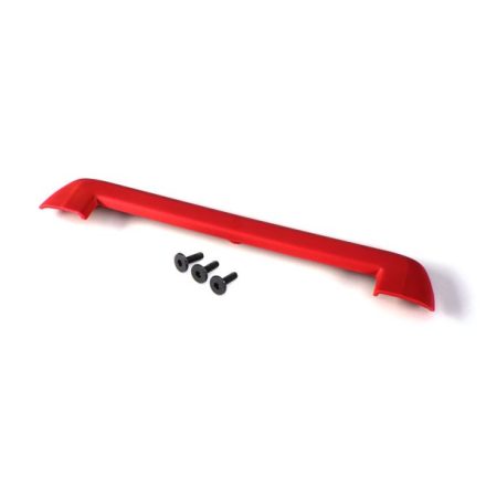 Traxxas Tailgate protector, red/ 3x15mm flat-head screw (4)