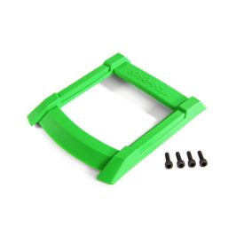 Traxxas Skid plate, roof (body) (green)/ 3x12mm CS (4)