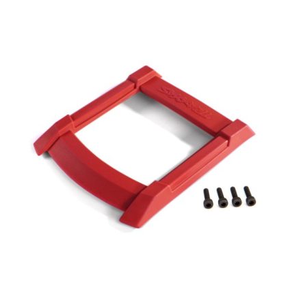Traxxas Skid plate, roof (body) (red)/ 3x12mm CS (4)