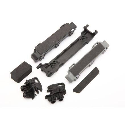 Traxxas Battery hold-down/ mounts (front & rear)/ battery compartment spacers/ foam pads