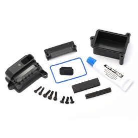   Traxxas Box, receiver (sealed)/ wire cover/ foam pads/ silicone grease/ 2.5x10 CS (2)/ 3x15 CCS (3)