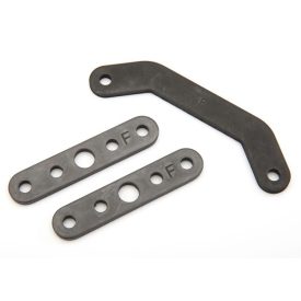   Traxxas Bulkhead tie bar, front, upper (1)/ lower (2) (steel)
